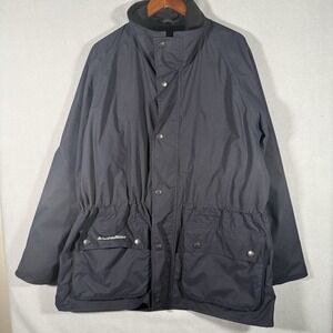 Vintage Barbour Equestrian Jacket Navy Blue A938 Excellent Men's Large